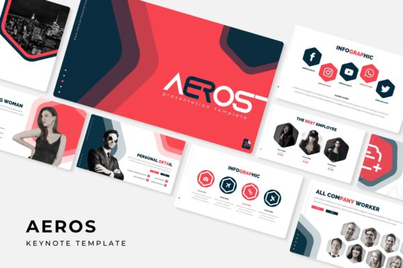 Aeros Keynote Template: Sleek, Versatile, and Professional