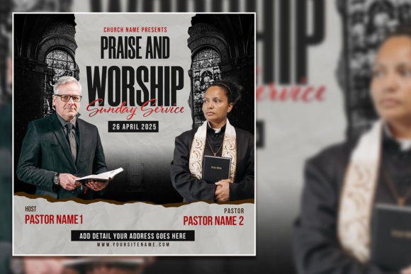 Creative Praise Worship Social Media: A Practical Evaluation of the Editable Church Flyer Template