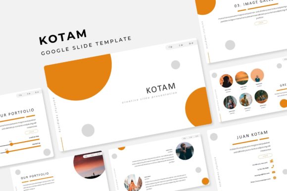 Kotam Google Slide Template: A Modern Design Solution for Professional Presentations
