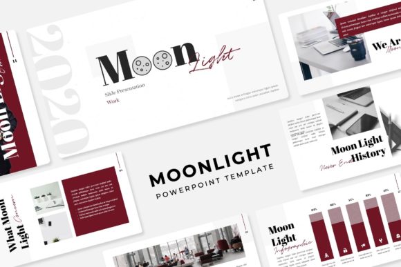 Moonlight Power Point Template Overview