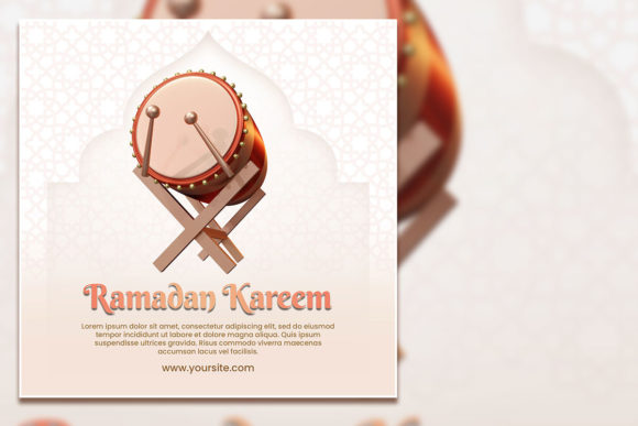 Simple Ramadan Kareem Social Media Post