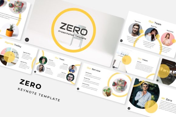 Zero Keynote Template: Streamlined Presentation Design for Modern Creatives